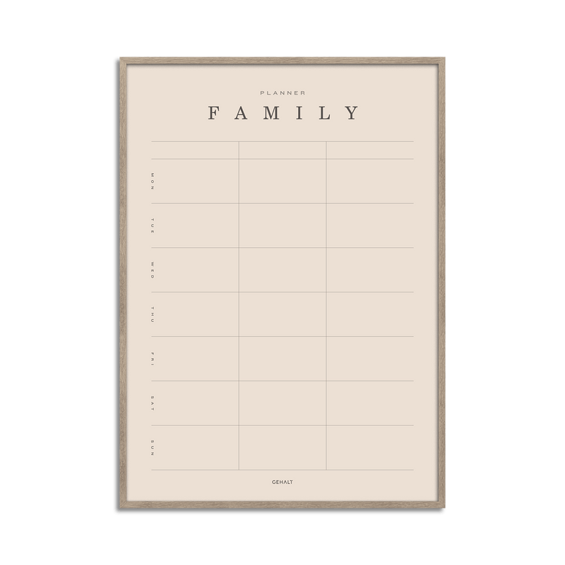 Family Planner til 3