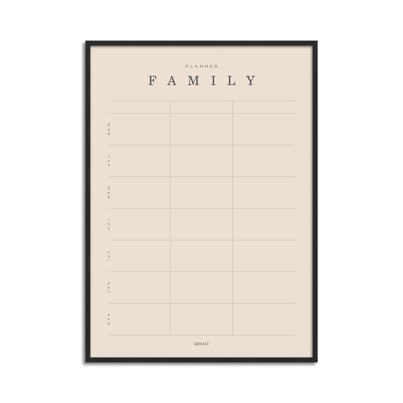 Family Planner til 3