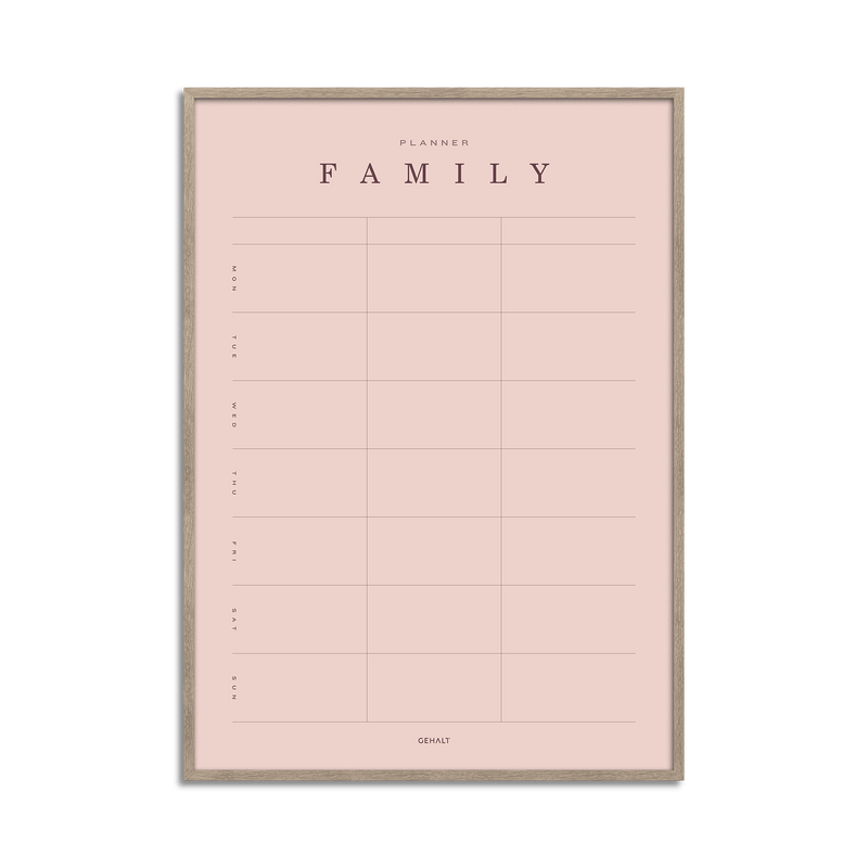 Family Planner til 3