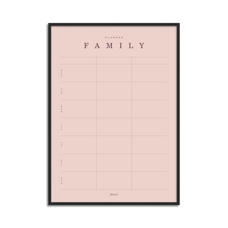 Family Planner til 3