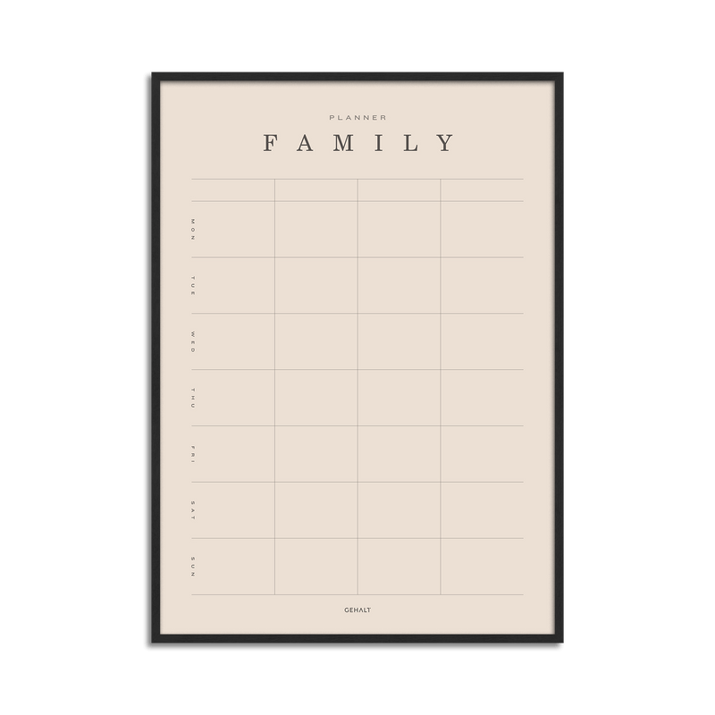 Family Planner til 4