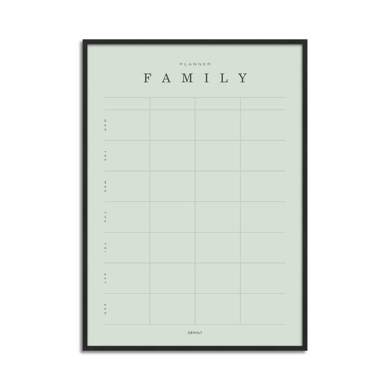 Family Planner til 4