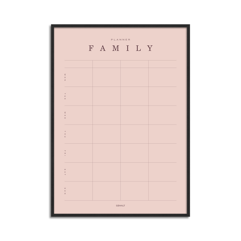 Family Planner til 4