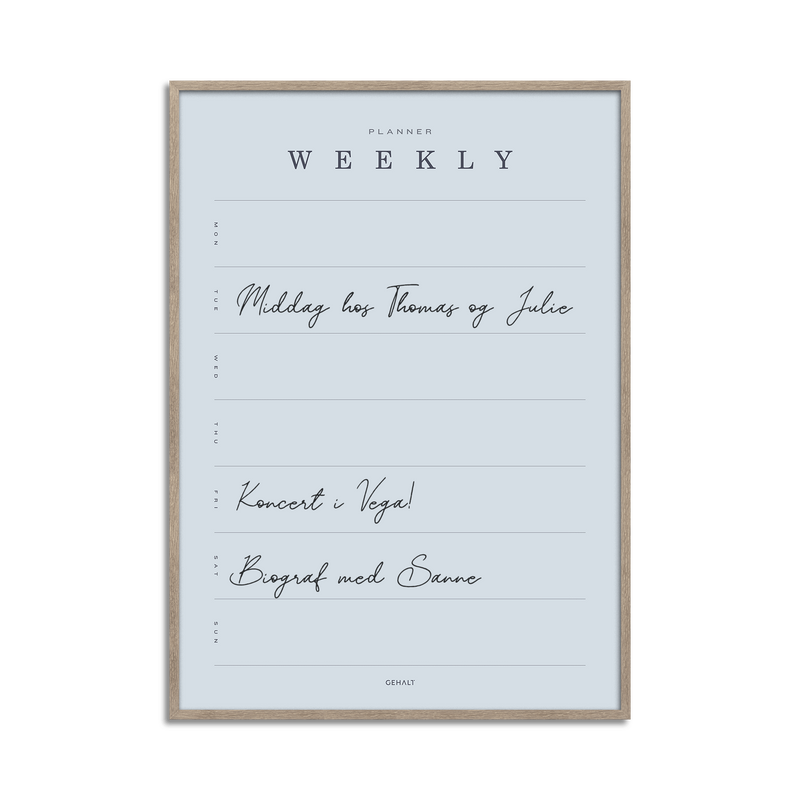 Weekly Planner