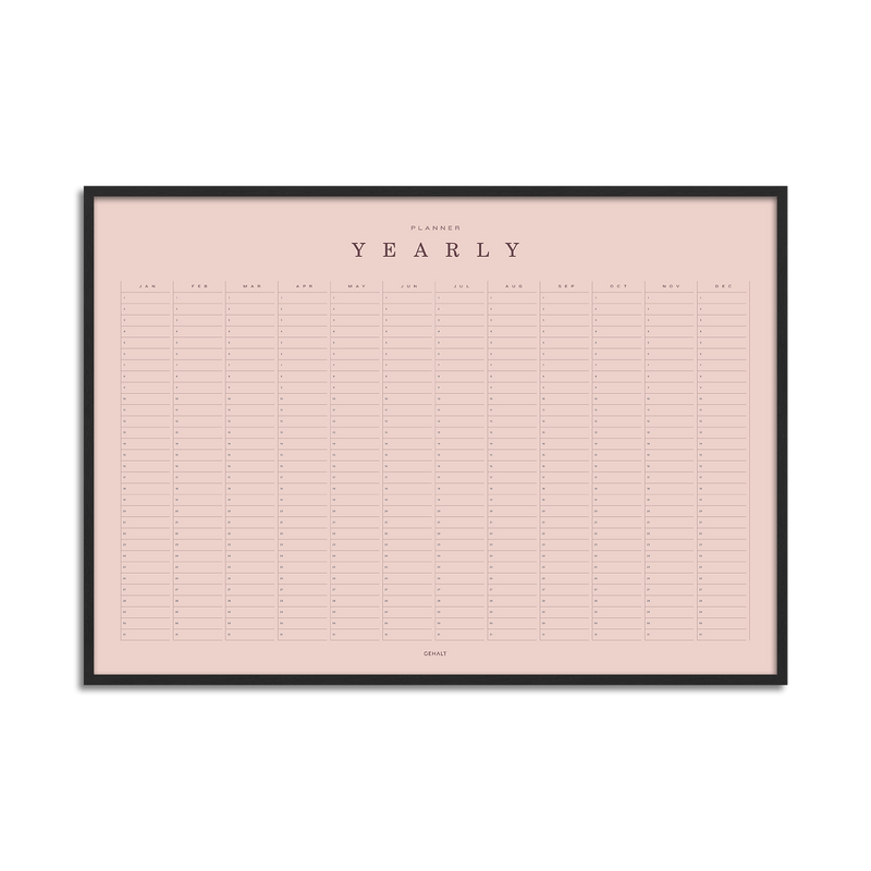 Yearly Planner