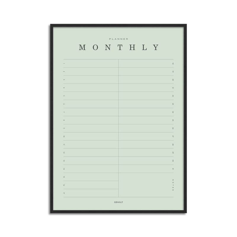 Monthly Planner